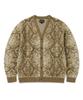 Phyton Jacquard Knit Cardin Brown