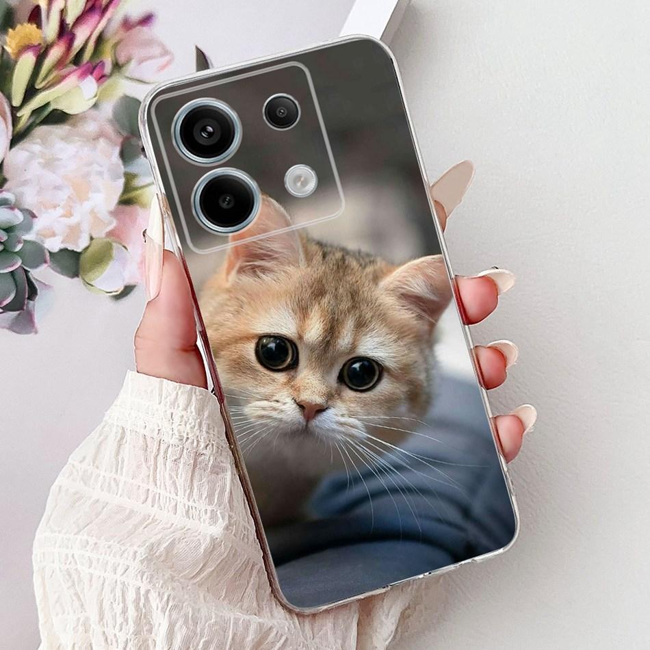 For Xiaomi Poco X6 Pro PocoX6 Elegant Floral Butterfly Phone Case For Poco X 6 X6Pro Soft Silicone TPU Cases