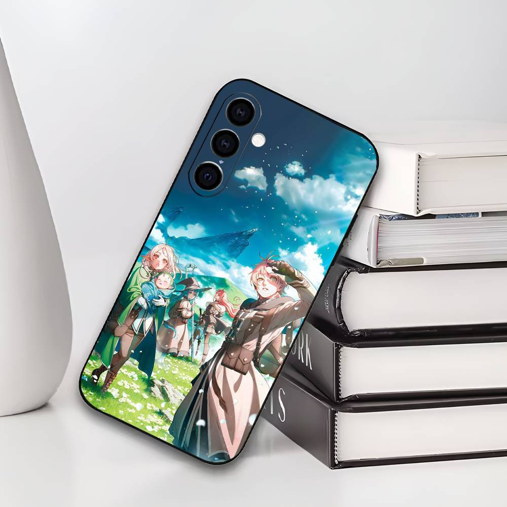 M-Mushoku Tensei Jobless Reincarnation Phone Case For Samsung Galaxy A73,A72,A71,A70,A53,A52,A51,Others Soft Black Cover
