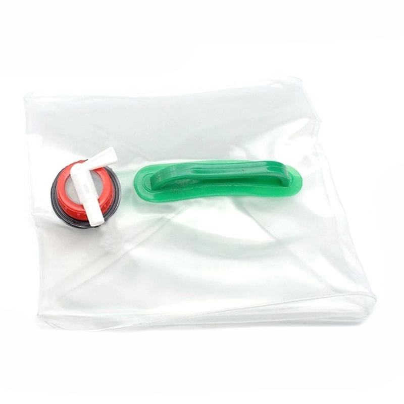 Zewnętrzny 20L składany worek na wodę Duża pojemność przenośny pojemnik na wodę Czajnik plastikowe wiadro Sprzęt kempingowy