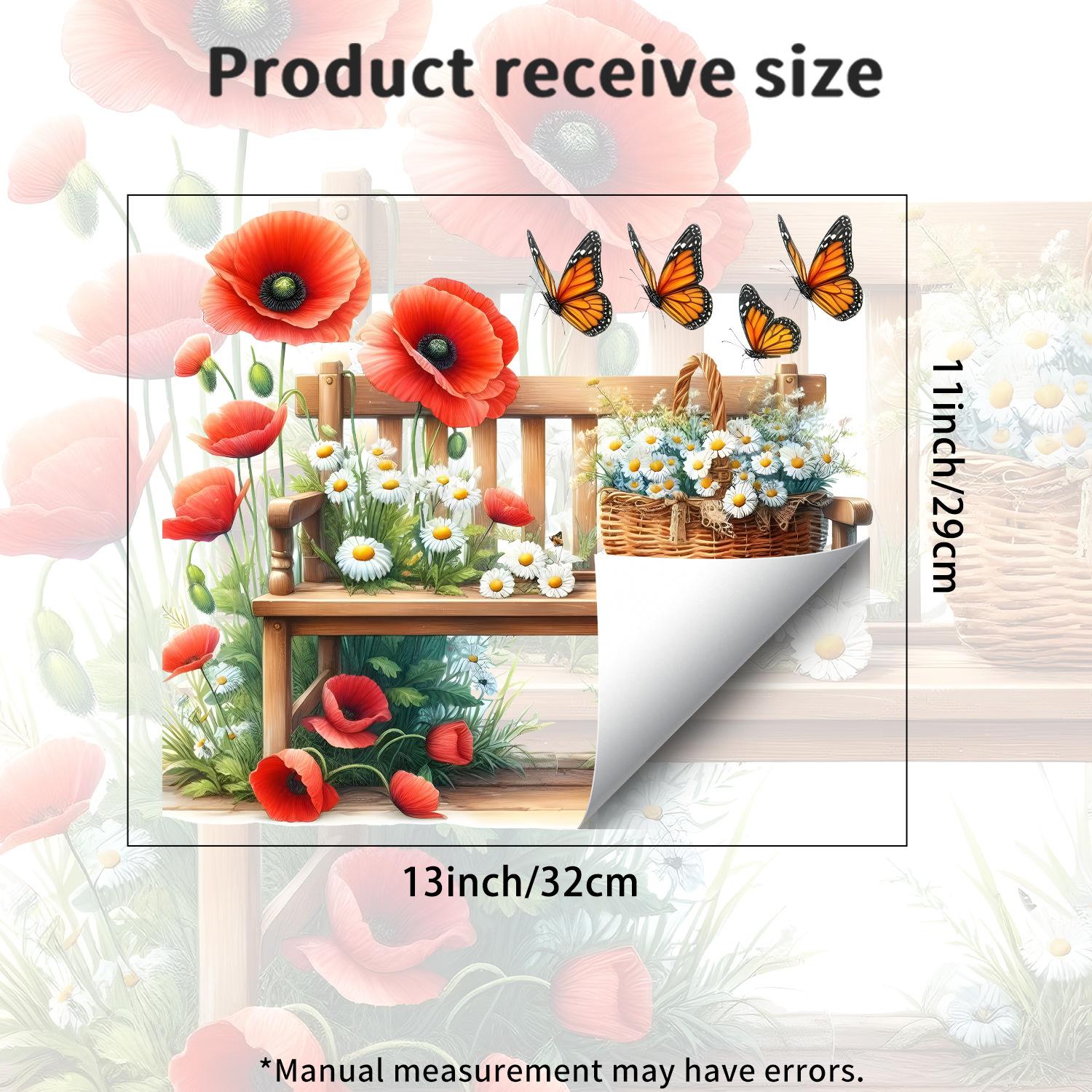 

Yumeiren Bench Butterfly Children s Room Bedroom Wall Decoration Sticker