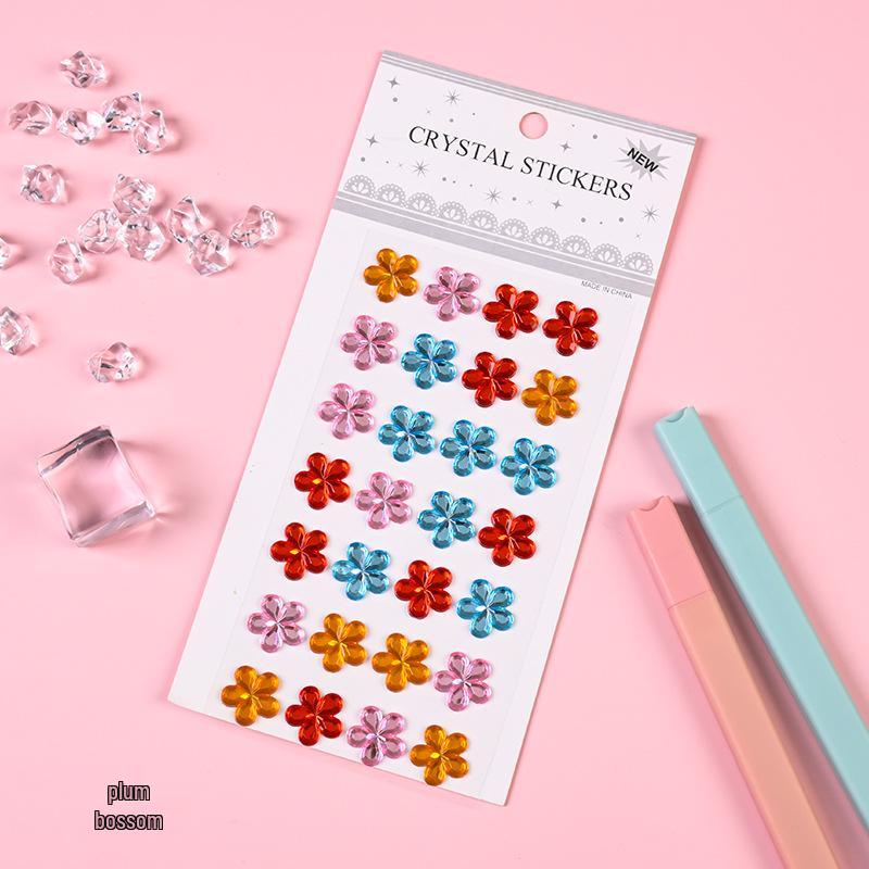 Educational Shiny Princess Gem Stickers for Girls - Crystal Diamonds Cartoon Dress-up Rewards