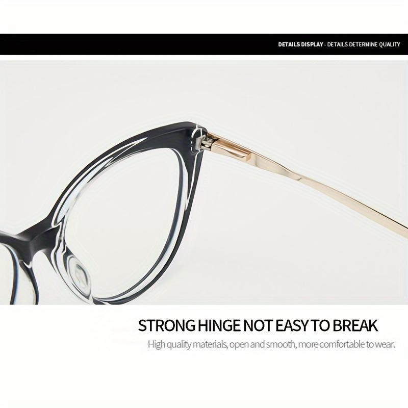 1PCS New INS Style Anti Blue Light Glasses TR90 Cat Eye Frame Women Fashion Trendy Eyewear