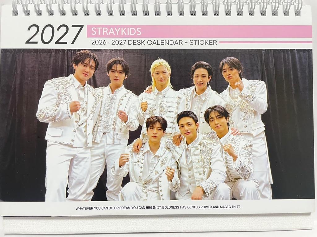 SKZ Merchandise: 2026-2027 Two-Year Desk Calendar (SKZ) [Parallel Import]