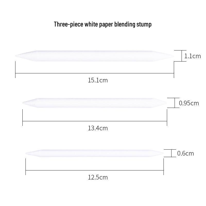 Mali C6823 Sketch Paper Blending Stump & Color Powder Applicator for Art and Painting.