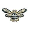 Elegant Crystals Bees Brooch Enamel Pin for Wedding Guest Outfits Evening Gowns and Special Event Accessories