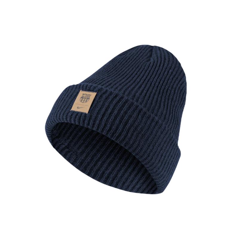 Nike Acrylic Beanies Unisex Dark Blue Black Casual CU7843-475