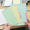 Rainbow Patterned Index Pages For Binders Easy To Rearrange Sections Ideal For Classifying Important Paper