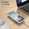 For Samsung Galaxy Z Fold6 5G Case Magnetic Kickstand Clear PC Phone Cover with HD Screen Film
