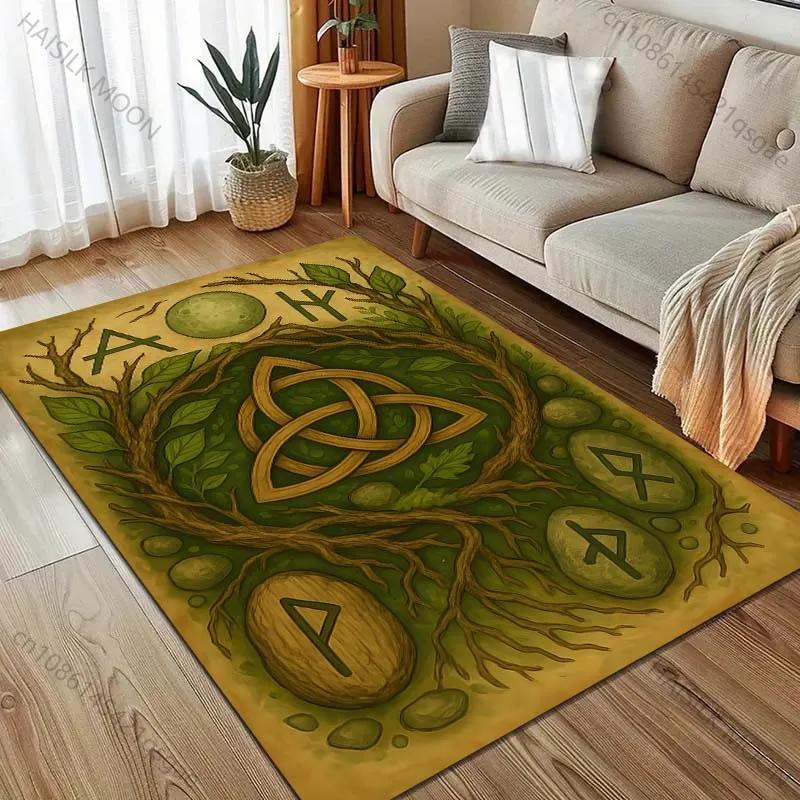 

Мистический узор кельтских рун Ковер Комнатные коврики Ковры для гостиной Спальни Дивана Столовой Отличный подарок для друзей семьи 40x60cm (16x24in)