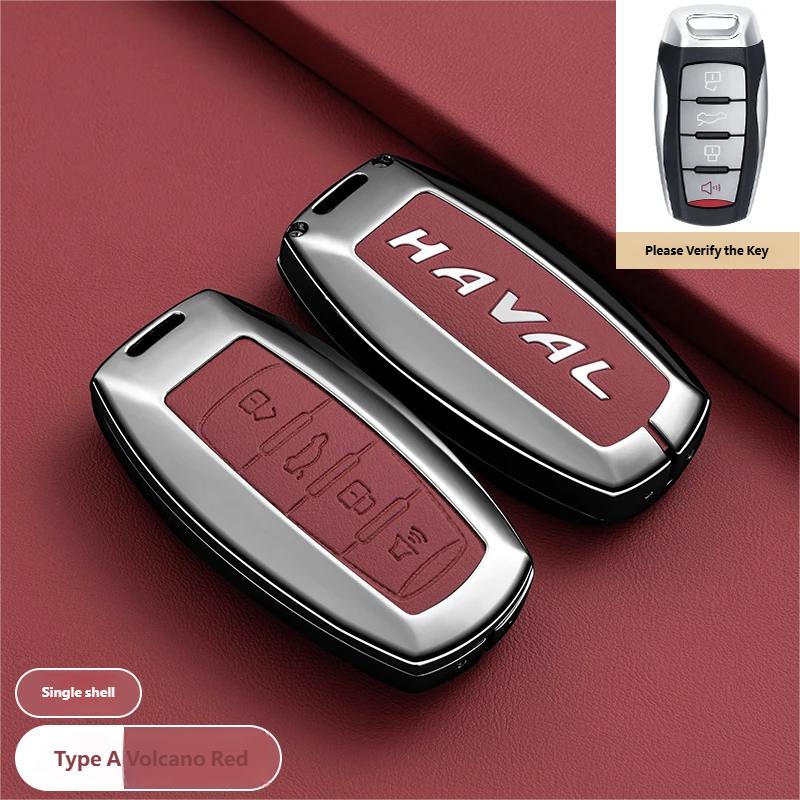 

Car Leather Smart Remote Key Case Cover Protector For Haval Tabanca T FEK Korna H5 H6 H3 H8 H9 H2 H7 M2 M4 Auto Accessories