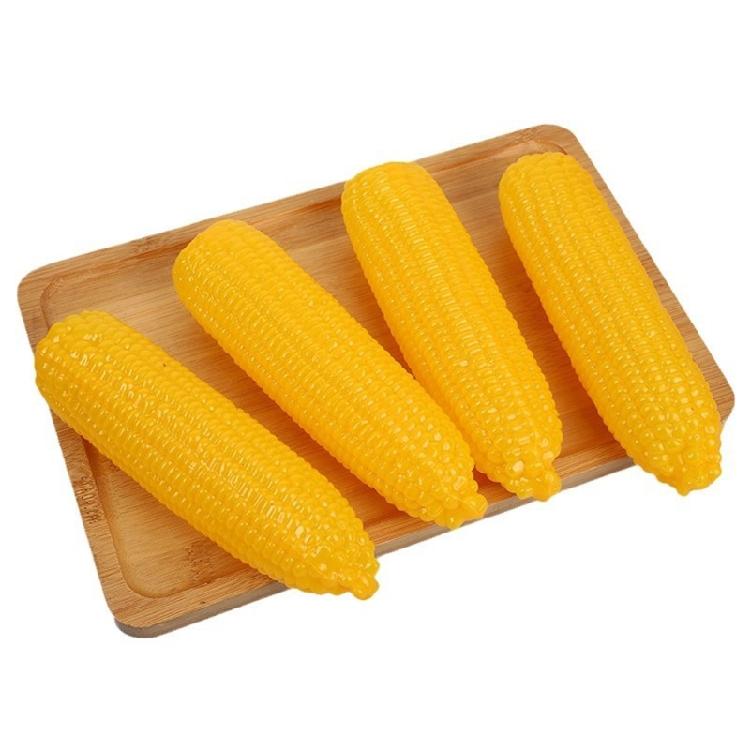 6Pcs Artificial Corn Realistic Corns Models Kitchen Vegetable Decoration for Display Home Decoration Photography