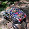 Yunnan Ethnic Embroidered Canvas Small Crossbody Bag With Multiple Pockets For Daily Use