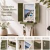 Mediterranean Window Photo Frame Key Holder PLA Material Cartoon Style Home Office Decor