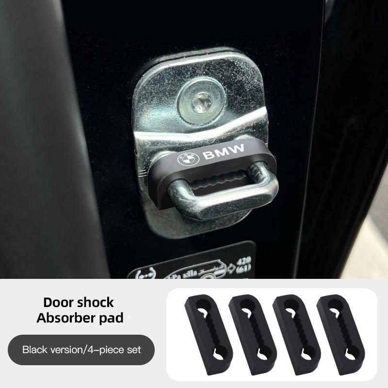 4Pcs Car Door Lock Damper Buffer High-Elasticity Silicone Door Latch For BMW G26 F11 i4 F30 F10 E90 F20 E46 E60 E39 E36 keychain GB1