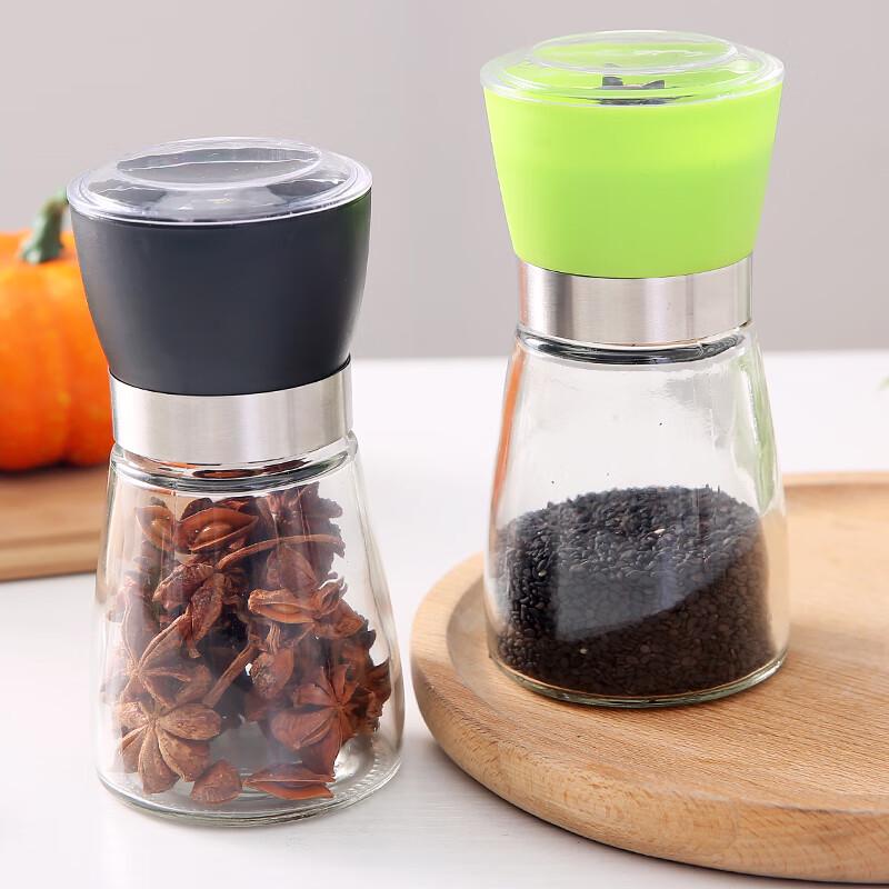Manual Glass Pepper and Spice Grinder