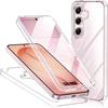 Full Case - BOOLING - for Samsung Galaxy S26 Edge - Shockproof Transparent Hybrid Silicone+PC