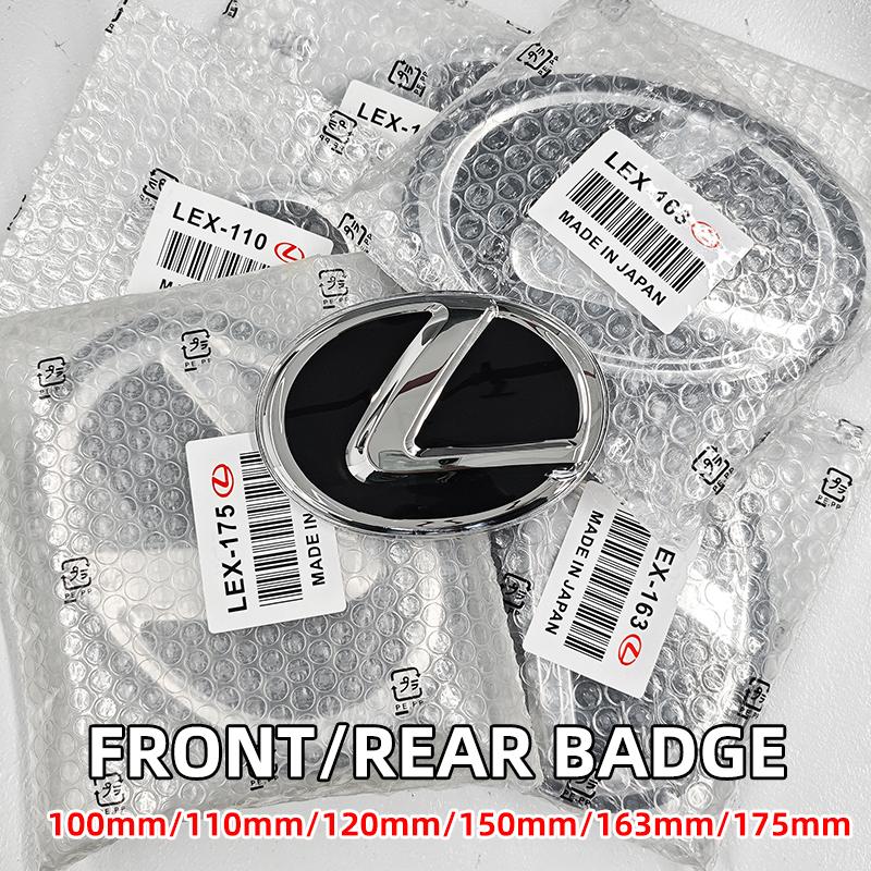 Car Front Grille Hood Bonnet Emblem Rear Trunk Bumper Badge Sticker for Lexus CT200h IS ES NX RX UX GX GS F Sport Accessories
