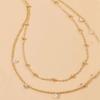 Trend Round Bead Chain Body Chain Personalized Simple Double-layer Fringed Zircon Pendant Waist Chain Female