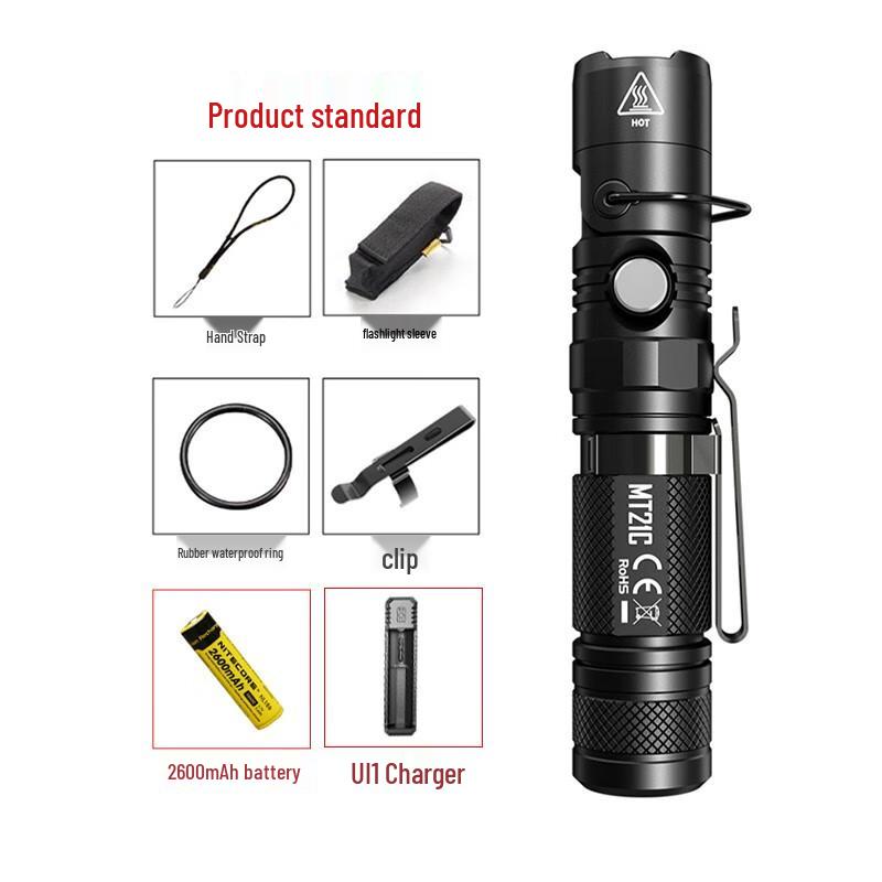 NITECORE MT21C Multi-Angle Rechargeable LED Flashlight