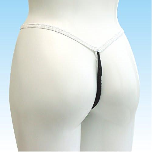 Eastout Disposable T-Back Panties, One Size Fits All, Black, 30-Count (For Beauty Salons, Massage Parlors, Travel, Hospitalization, Disasters, and Car