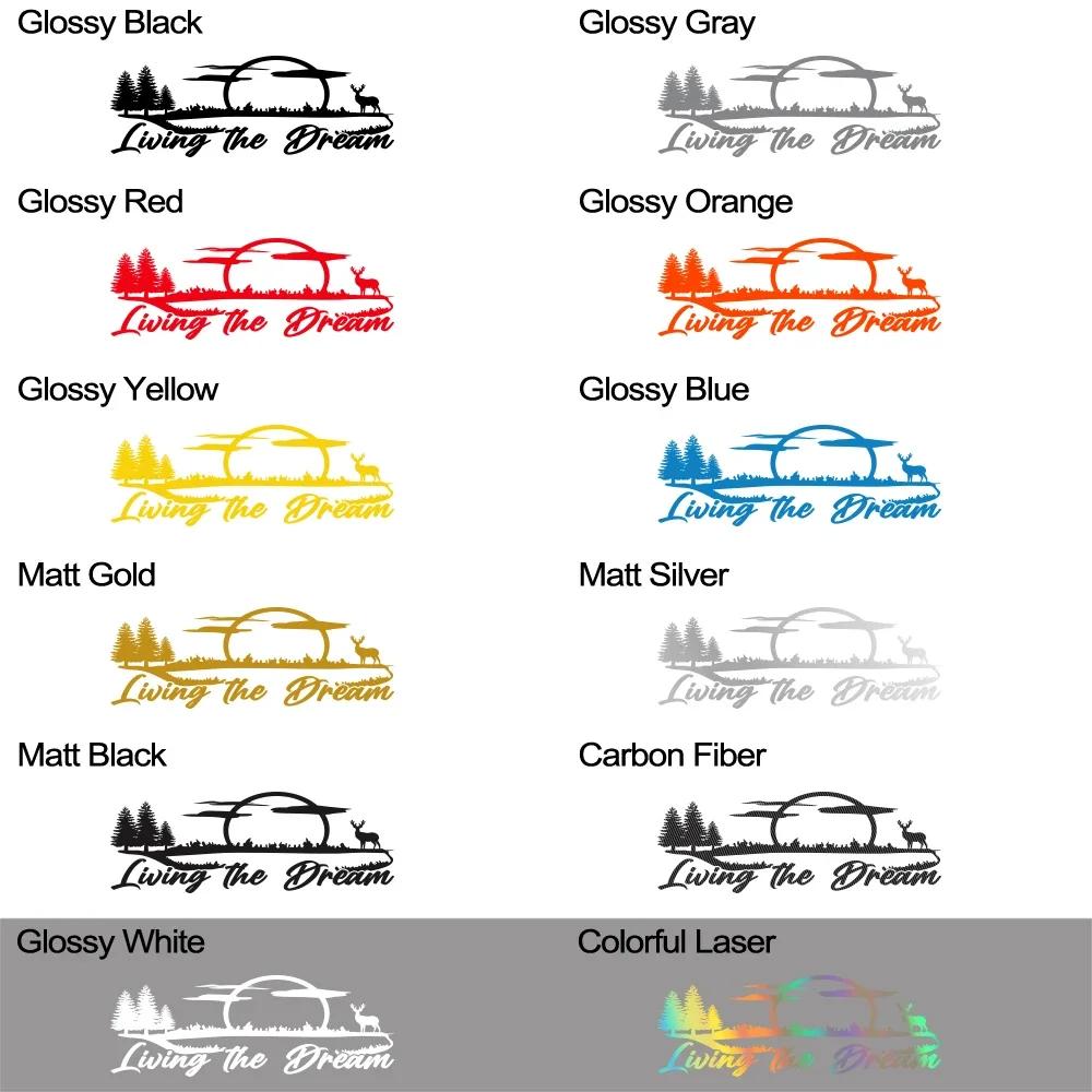 Van Hood Stickers Camper Car Bonnet Cover Graphics Living The Dream Decoration Vinyl Decals Auto Tuning Accessories