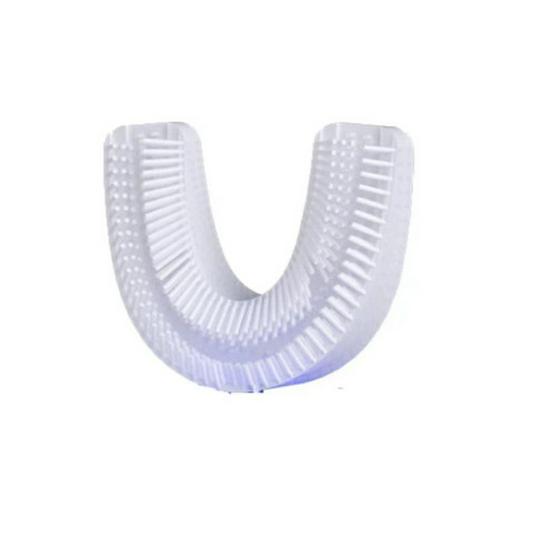 Двойная U-образная водонепроницаемая силиконовая электрическая зубная щетка и каппа для пар - Ультразвуковая индукционная зарядка.