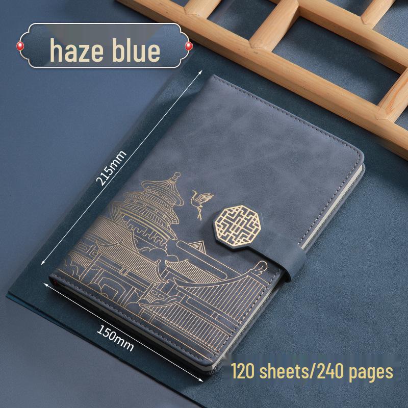 A5 Notebook Gift Set: Customizable Palace Museum-Inspired USB Drive & Business Diary with Cultural Flair
