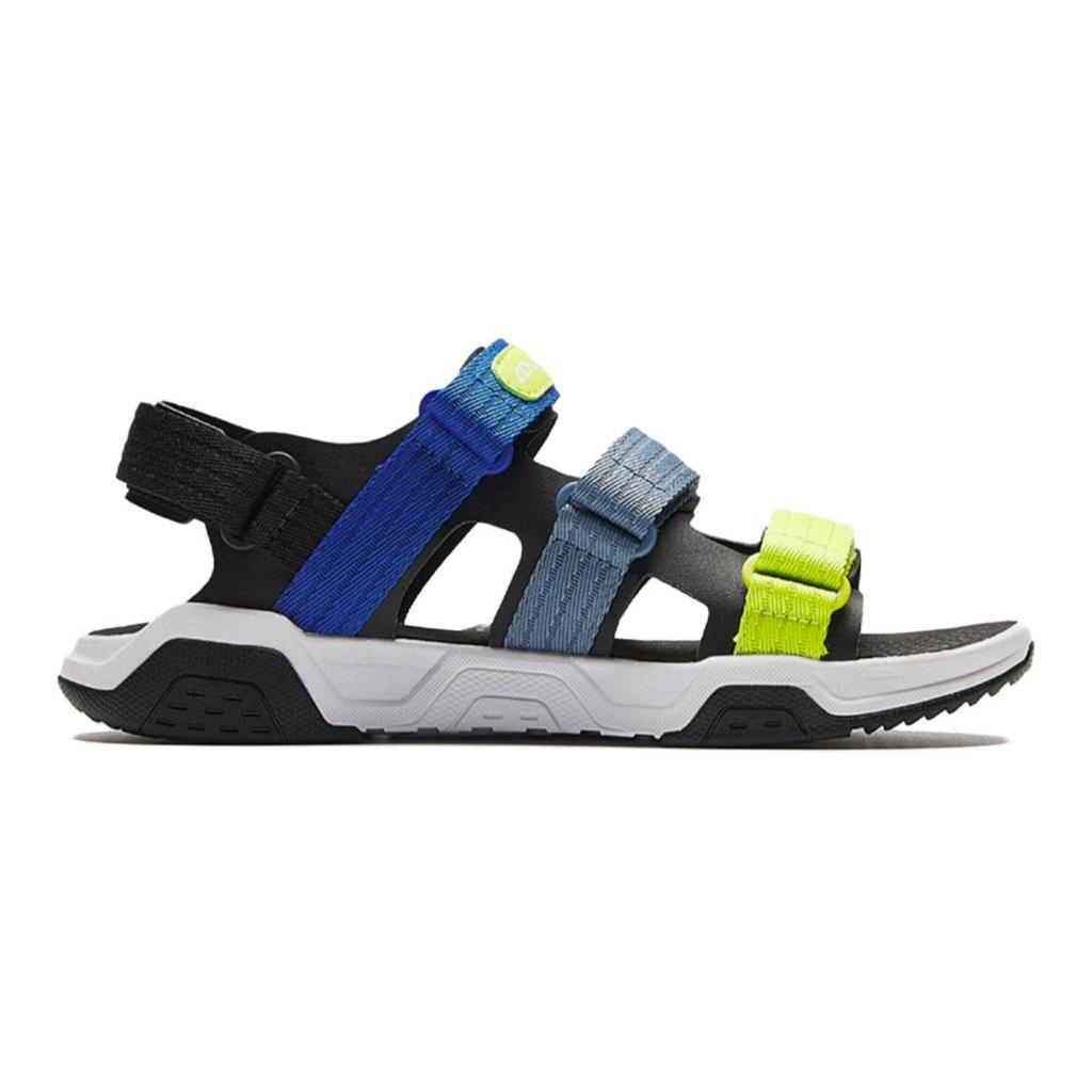 Anta Kids Casual Versatile Durable Breathable Sandals Kids Sandals Black Green Blue 312436914-1