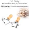 Zinc Alloy Wooden Handle Baking & Pizza Roller Set