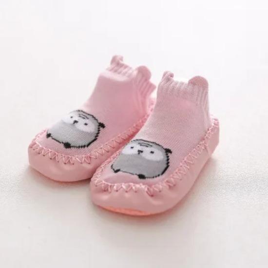 

Fashion Baby Socks With Rubber Soles Infant Sock Newborn Autumn Winter Children Floor Socks Shoes Anti Slip Soft Sole Sock newborn