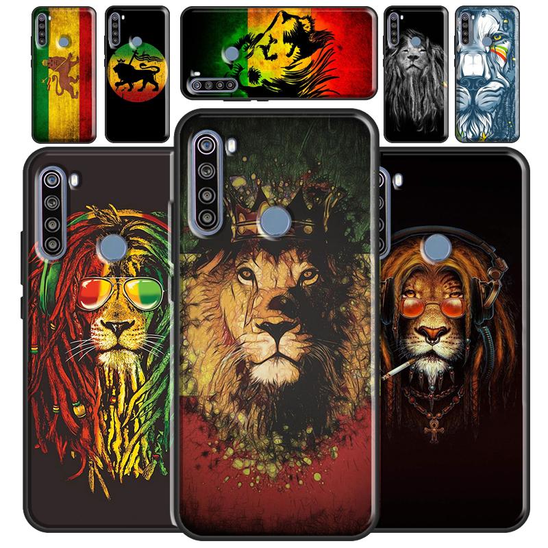 Rasta Lion Reggae Bob Marleys Case For Redmi Note 12 10 8 9 11 Pro Cover For Redmi Note 12S 11S 10S 9S 8T 9C 10C 12C Coque