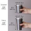 Dolce Duo Pair of Set of Stainless Gift Tumblers, 2, Steel, Gray, Insulated, Item, GR-1777