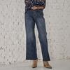 MAXZA Semi-Bootcut Natural Wash Denim Pants