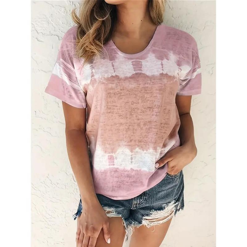 Summer Women's T Shirt Causla Short Sleeve Tops Fashion Streetwear 3d Print Oversized Clothing Crew Neck Pullover