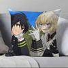 S-S-Seraph Of The E-End Anime Pillow Case Pillowcase Soft Skin Friendly & Comfortable With A Hidden Zipper