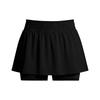 Pantaloncini a gonna vita alta da donna elasticizzati Skort sportivo con pantaloncini integrati per sport, corsa, tennis, golf, yoga, allenamento