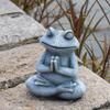 Adorable Garden Garden Simulation Animal Living Room Tabletop USA Meditation Yoga Frog Resin Ornament Durable Durable