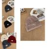 Cotton Knitted Beanie Hat For Women With Warm Coverage For Winter Outdoor Activities