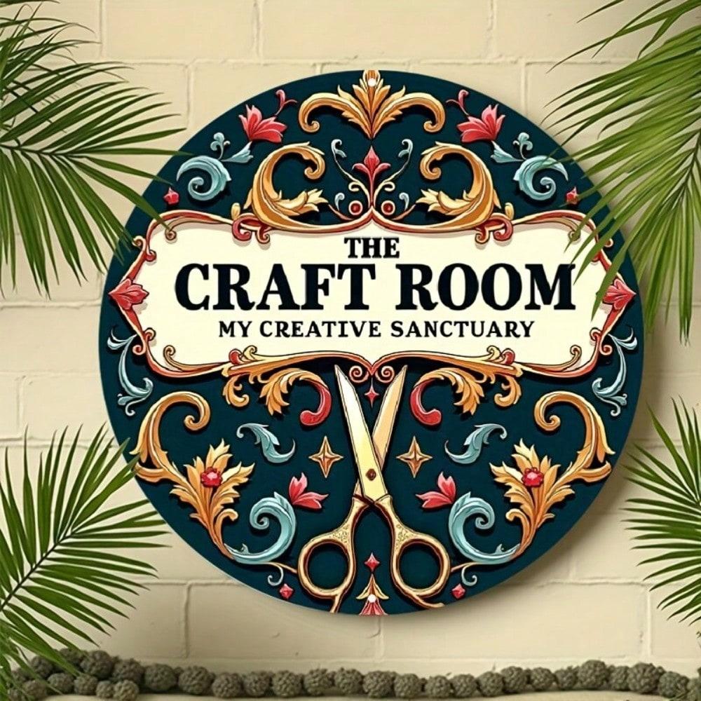 2D Flat Metal Tin Sign Wall Art Home Decor Hanging Decorative Plaque