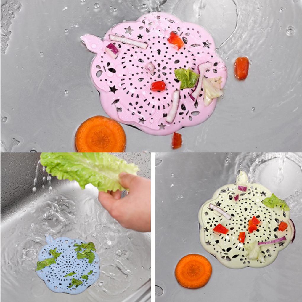Filter Net Flower-Shaped Modern Strainer Deodorant Decoration Universal Stopper Water Channel Sewer Shower Kitchen Bathroom