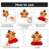 9 Pcs Fall Honeycomb Centerpieces Thanksgiving Paper Pumpkin Maple Leaf Turkey 3D Honeycomb Table Decoration for Autumn Harvest Party Favors