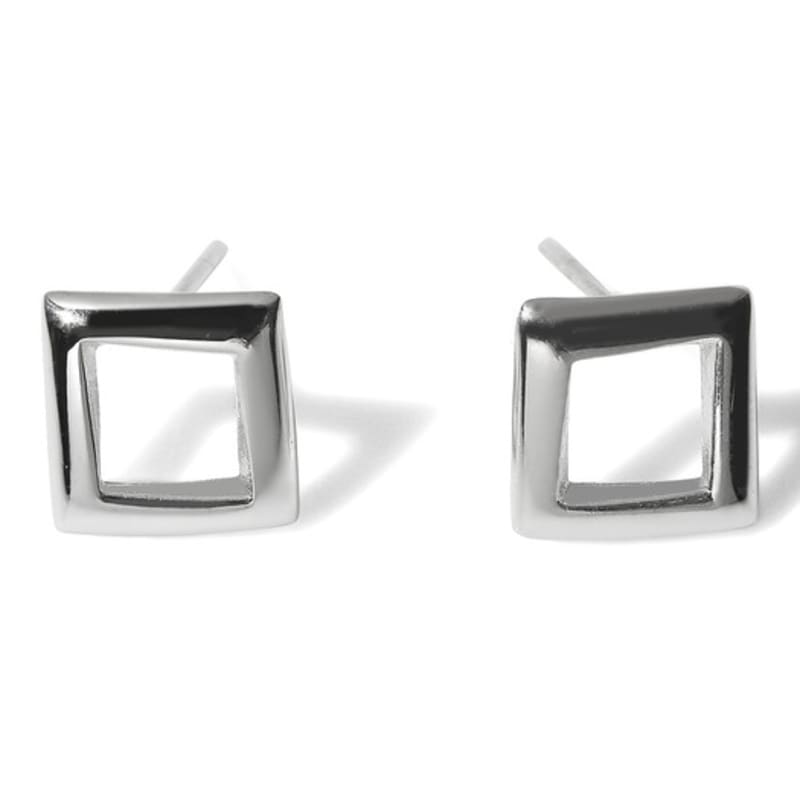 ANOTHER CELL TWIST FRAME EARRING