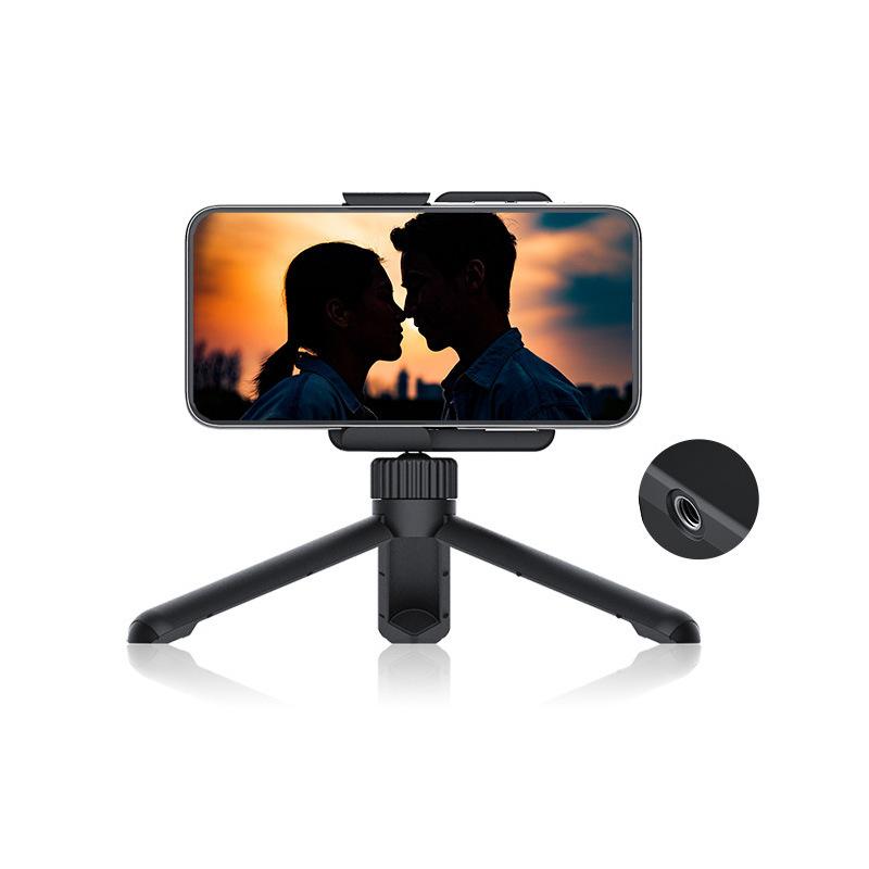 

Кронштейн для съемки, вспомогательная ручка для фотосъемки, портативный кронштейн с защитой от сотрясений, кронштейн для мобильного телефона в режиме реального времени, селфи, беспроводной зажим для камеры Leather Black