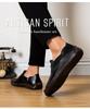 Spring 2020 Men's Large Size Leather Driving Moccasins - Retro Business Casual Shoes