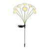 LED Solar Lamp Solar Daisy Lights Simulation Flower 6/8/10 LED Solar Landscape Lights Solar Powered Ground Plug