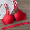 Invisible Open Back Deep V Push-Up Seamless Halter Bra for Wedding and Evening Gowns