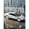 1/32 Tesla CyberCab Robotaxi Alloy Driverless Taxi Car Model Diecast Metal New Energy Car Vehicles Model Sound and Light Kids Toy Gift