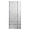 Frosted Static Glass Sticker Geometric Butterfly Jigsaw Decorative Static Window Cling UV Sun Blocking Privacy Film for Home Office Bathroom