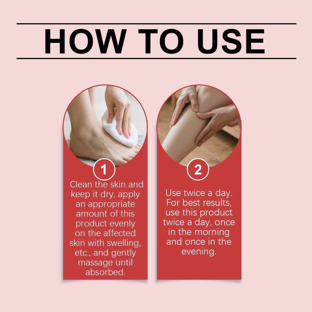 Edema Gel Relief Edema Gel Improves Tightness And Is Suitable For Discomfort From Prolonged Sitting Red Vine Fluid Relief Edema Gel